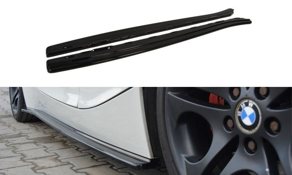 Seitenschweller Ansatz (Paar) passend für BMW Z4 E85 / E86 schwarz Hochglanz