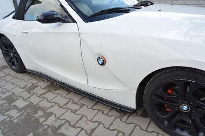 Seitenschweller Ansatz (Paar) passend für BMW Z4 E85 / E86 schwarz Hochglanz