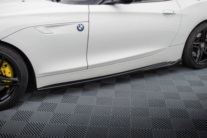 Seitenschweller Ansatz (Paar) passend für BMW Z4 E89 schwarz Hochglanz