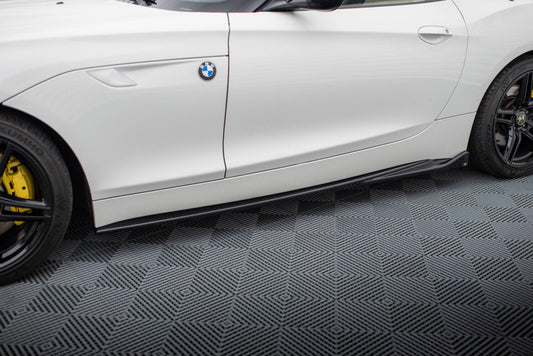 Seitenschweller Ansatz (Paar) passend für BMW Z4 E89 schwarz Hochglanz