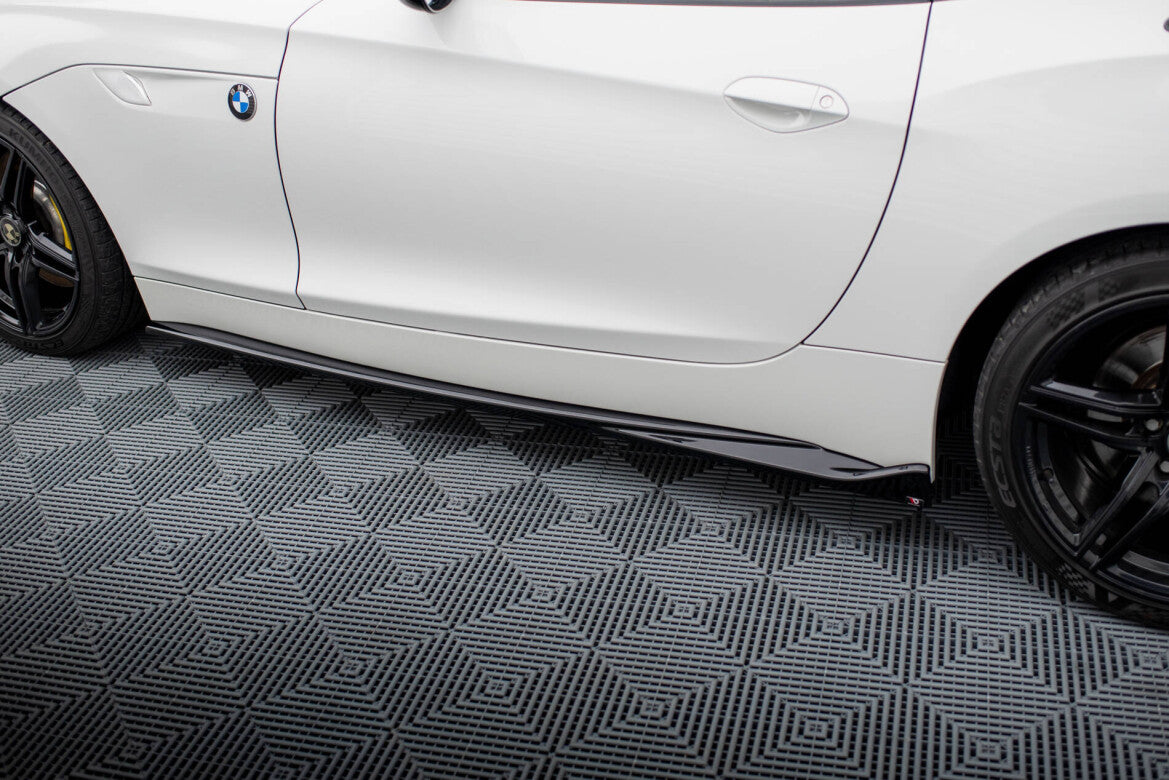 Seitenschweller Ansatz (Paar) passend für BMW Z4 E89 schwarz Hochglanz