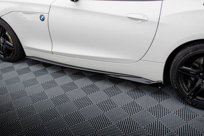 Seitenschweller Ansatz (Paar) passend für BMW Z4 E89 schwarz Hochglanz