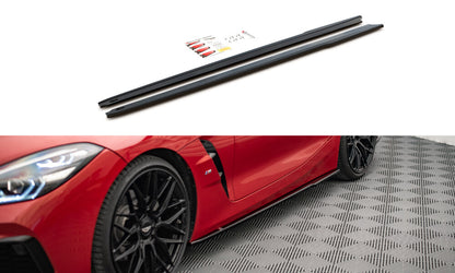 Seitenschweller Ansatz (Paar) passend für BMW Z4 M-Paket G29 schwarz Hochglanz