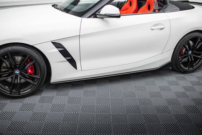 Seitenschweller Ansatz (Paar) passend für BMW Z4 M40i / M-Paket G29 FL schwarz Hochglanz