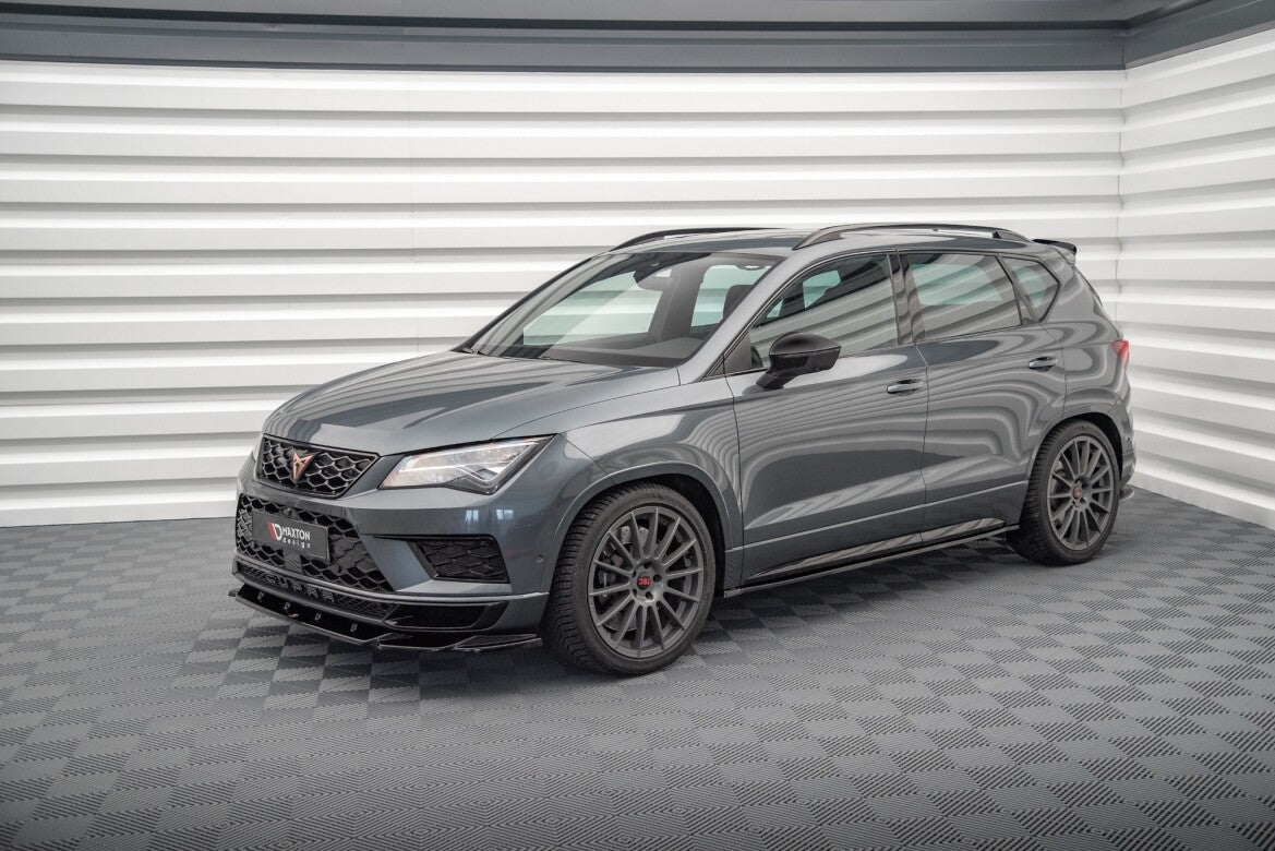Seitenschweller Ansatz (Paar) passend für CUPRA Ateca Mk1 / Mk1 FL schwarz Hochglanz