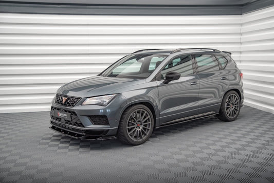 Seitenschweller Ansatz (Paar) passend für CUPRA Ateca Mk1 / Mk1 FL schwarz Hochglanz