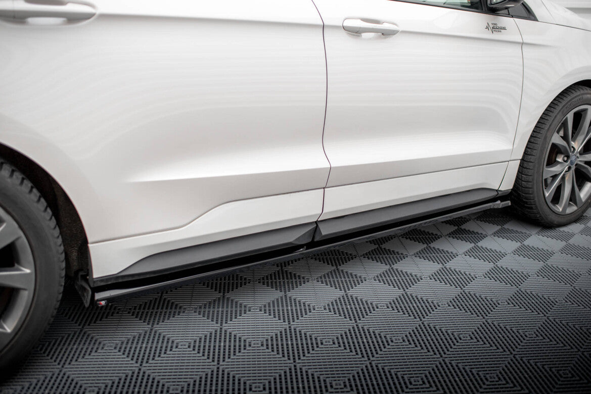 Seitenschweller Ansatz (Paar) passend für Ford Edge Sport Mk2 schwarz Hochglanz