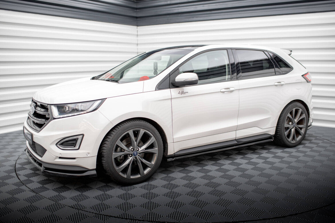Seitenschweller Ansatz (Paar) passend für Ford Edge Sport Mk2 schwarz Hochglanz