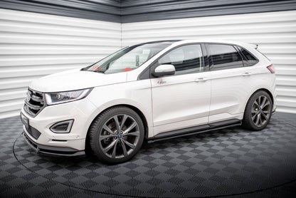 Seitenschweller Ansatz (Paar) passend für Ford Edge Sport Mk2 schwarz Hochglanz