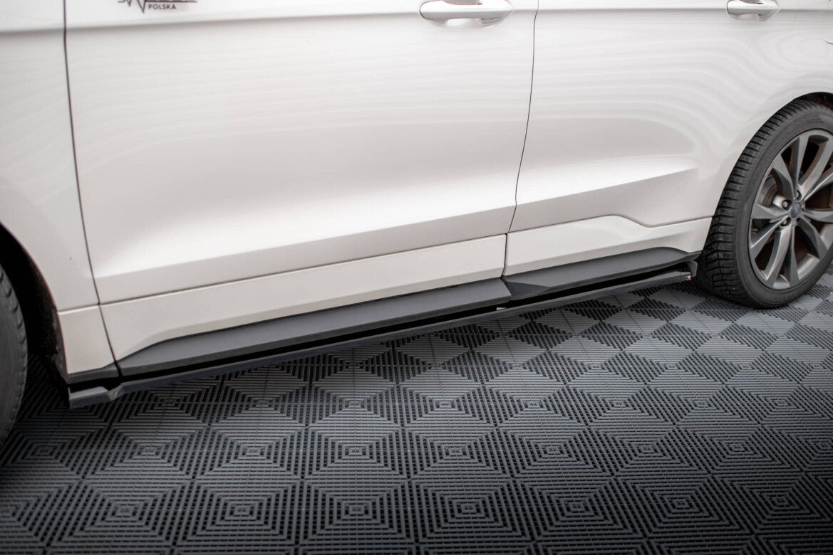 Seitenschweller Ansatz (Paar) passend für Ford Edge Sport Mk2 schwarz Hochglanz