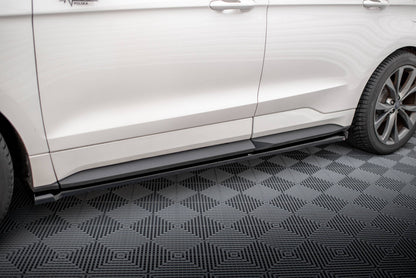 Seitenschweller Ansatz (Paar) passend für Ford Edge Sport Mk2 schwarz Hochglanz