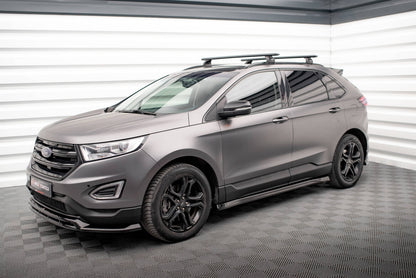 Seitenschweller Ansatz (Paar) passend für Ford Edge ST Mk2 FL schwarz Hochglanz