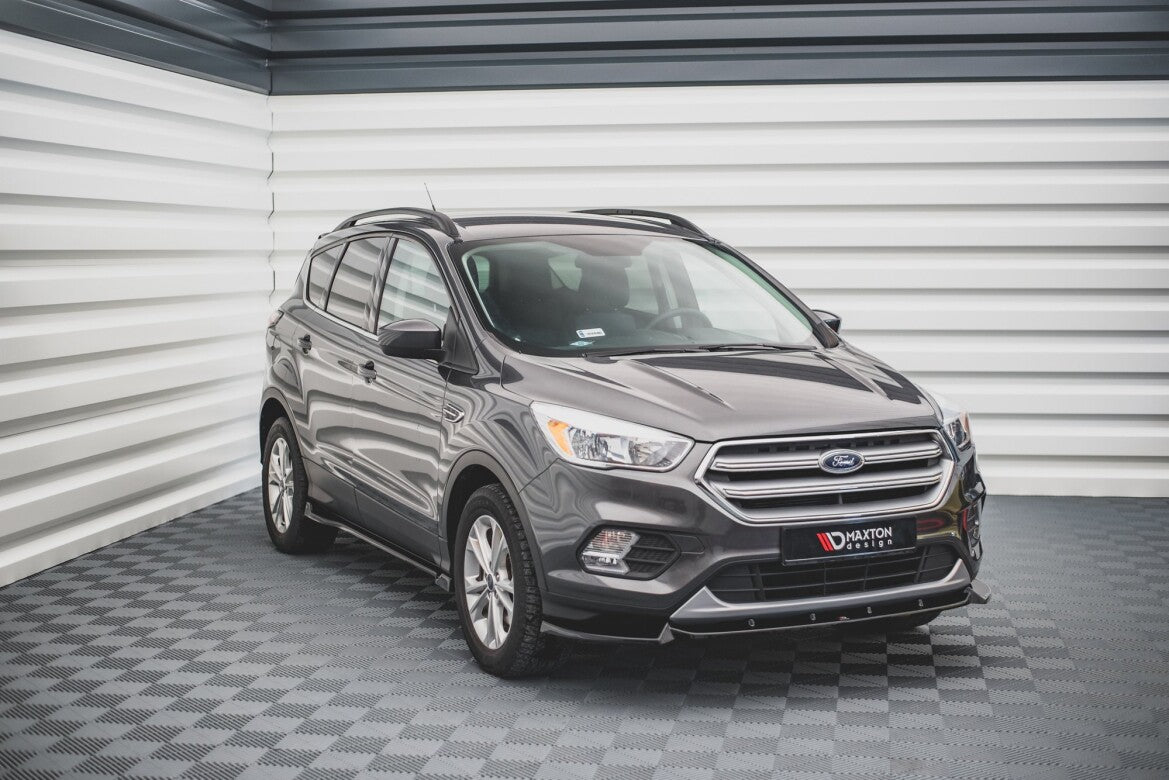 Seitenschweller Ansatz (Paar) passend für Ford Escape Mk3 schwarz Hochglanz