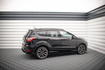 Seitenschweller Ansatz (Paar) passend für Ford Escape ST-Line Mk3 schwarz Hochglanz