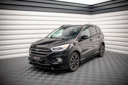 Seitenschweller Ansatz (Paar) passend für Ford Escape ST-Line Mk3 schwarz Hochglanz