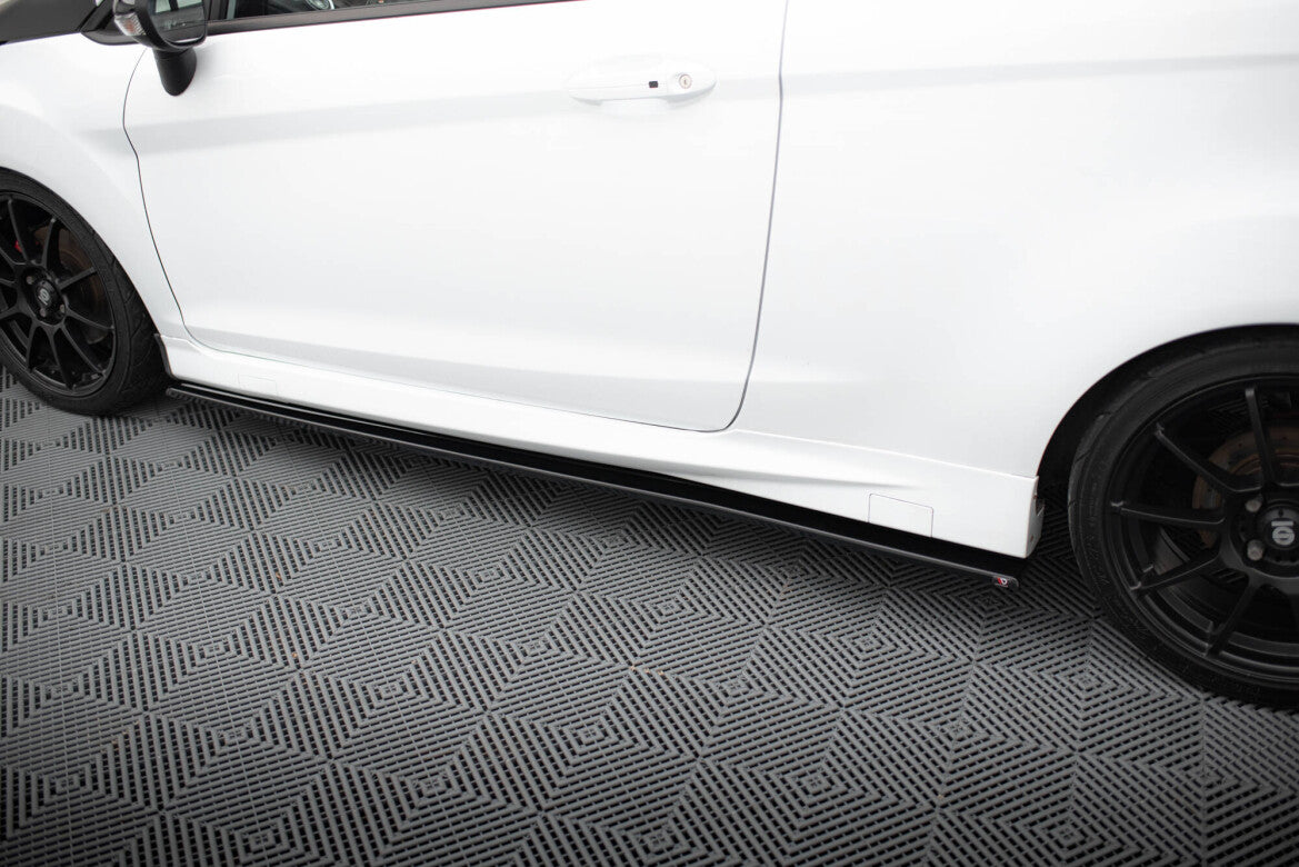Seitenschweller Ansatz (Paar) passend für Ford Fiesta ST / ST-Line Mk7 / Mk7 FL schwarz Hochglanz
