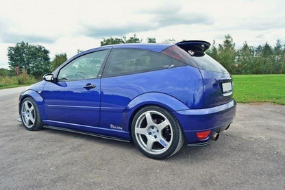 Seitenschweller Ansatz (Paar) passend für Ford Focus RS Mk1 schwarz Hochglanz