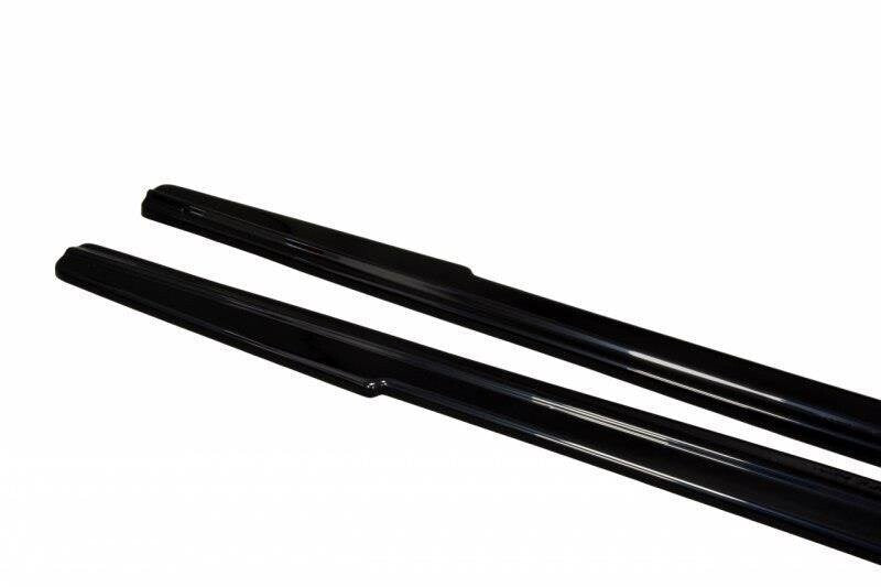 Seitenschweller Ansatz (Paar) passend für Ford Focus RS Mk1 schwarz Hochglanz