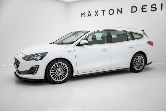 Seitenschweller Ansatz (Paar) passend für Ford Focus Vignale Mk4 schwarz Hochglanz