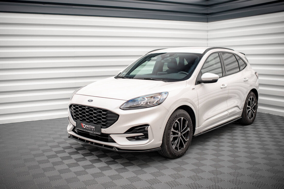 Seitenschweller Ansatz (Paar) passend für Ford Kuga ST-Line Mk3 schwarz Hochglanz