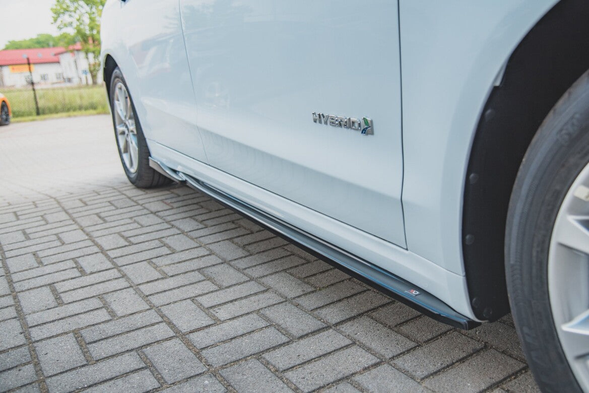 Seitenschweller Ansatz (Paar) passend für Ford Mondeo Mk5 FL/Preface schwarz Hochglanz