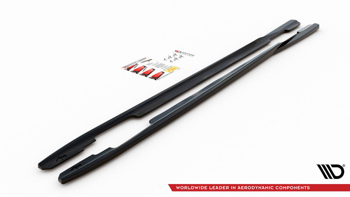 Seitenschweller Ansatz (Paar) passend für Ford Mondeo ST-Line Mk5 FL schwarz Hochglanz