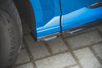 Seitenschweller Ansatz (Paar) passend für Ford Puma ST-Line Carbon Look