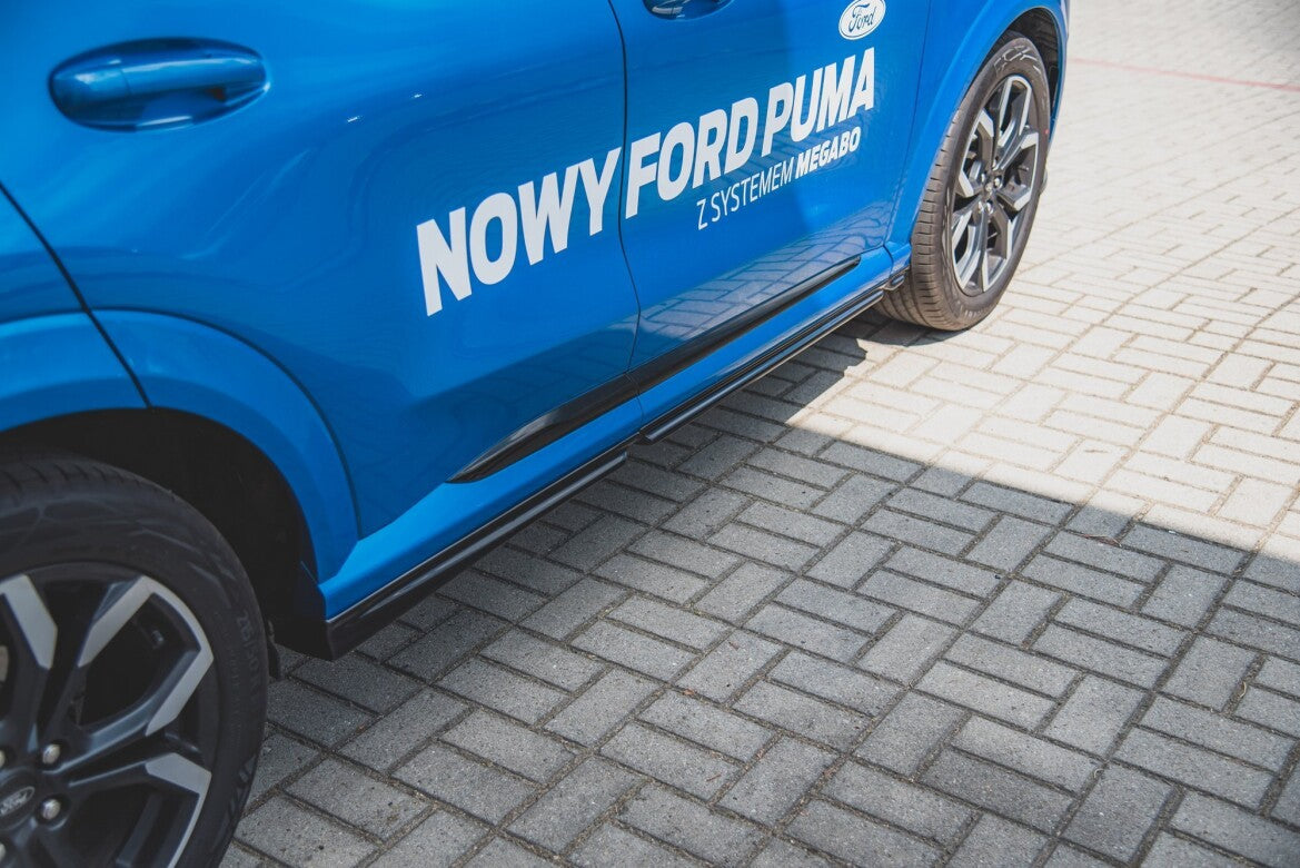 Seitenschweller Ansatz (Paar) passend für Ford Puma ST-Line Carbon Look