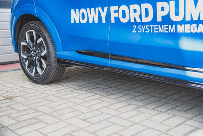 Seitenschweller Ansatz (Paar) passend für Ford Puma ST-Line Carbon Look