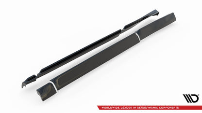 Seitenschweller Ansatz (Paar) passend für Ford Puma ST / ST-Line / Standard Mk1 schwarz Hochglanz