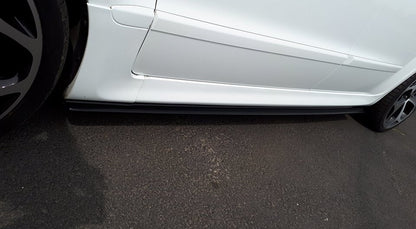 Seitenschweller Ansatz (Paar) passend für Ford S-Max Titanium Mk1 FL schwarz matt