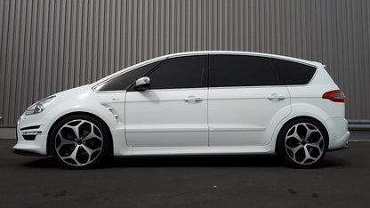 Seitenschweller Ansatz (Paar) passend für Ford S-Max Titanium Mk1 FL schwarz matt