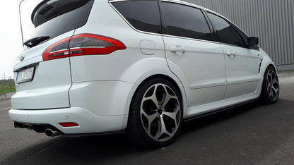 Seitenschweller Ansatz (Paar) passend für Ford S-Max Titanium Mk1 FL schwarz matt