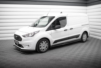 Seitenschweller Ansatz (Paar) passend für Ford Transit Connect L2 Mk2 FL schwarz Hochglanz