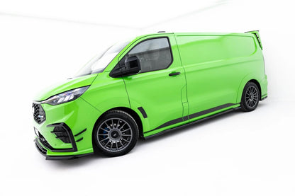 Seitenschweller Ansatz (Paar) passend für Ford Transit Custom MSRT Mk2 schwarz Hochglanz
