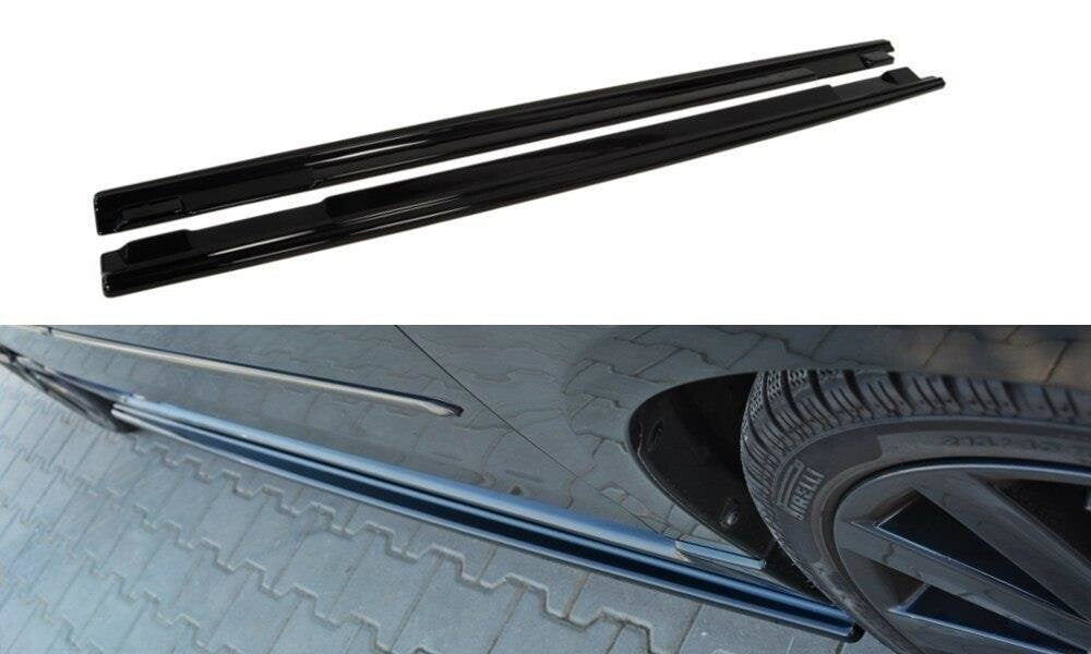 Seitenschweller Ansatz (Paar) passend für Mazda 3 MPS Mk1 schwarz Hochglanz