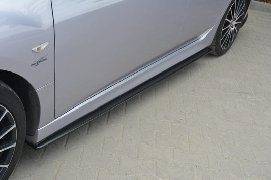 Seitenschweller Ansatz (Paar) passend für Mazda 6 MK2 SPORT HATCH (GH-SERIES) vor FL schwarz Hochglanz