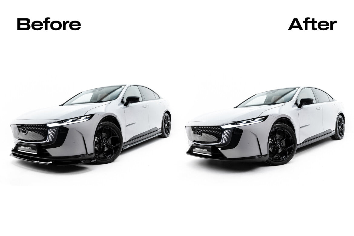 Seitenschweller Ansatz (Paar) passend für Mazda 6e Mk1 schwarz Hochglanz