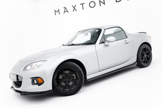 Seitenschweller Ansatz (Paar) passend für Mazda MX-5 Mk3 (NC) FL schwarz Hochglanz