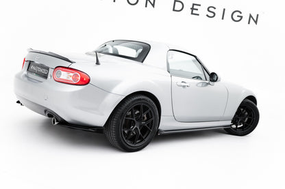 Seitenschweller Ansatz (Paar) passend für Mazda MX-5 Mk3 (NC) FL schwarz Hochglanz