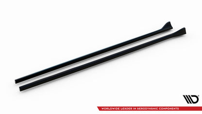 Seitenschweller Ansatz (Paar) passend für Mazda MX5 NC (Mk3) schwarz Hochglanz