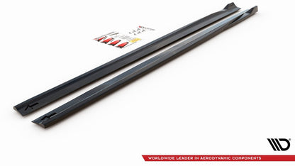 Seitenschweller Ansatz (Paar) passend für Mercedes-AMG A 45 S W177 Carbon Look