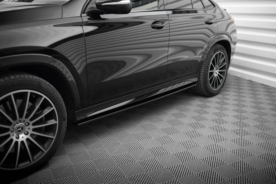Seitenschweller Ansatz (Paar) passend für Mercedes-AMG / AMG-Line GLE Coupe C167 / C167 FL schwarz Hochglanz