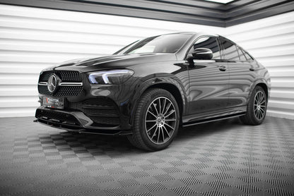Seitenschweller Ansatz (Paar) passend für Mercedes-AMG / AMG-Line GLE Coupe C167 / C167 FL schwarz Hochglanz