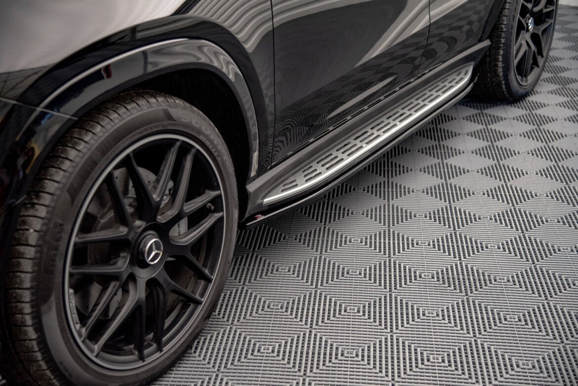 Seitenschweller Ansatz (Paar) passend für Mercedes-AMG / AMG-Line GLE Coupe C167 / C167 FL schwarz Hochglanz
