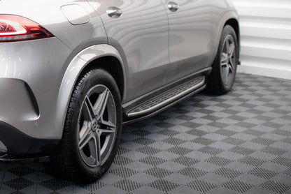 Seitenschweller Ansatz (Paar) passend für Mercedes-AMG / AMG-Line GLE SUV W167 / W167 FL schwarz Hochglanz