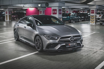 Seitenschweller Ansatz (Paar) passend für Mercedes-AMG CLA 35 / 45 C118 schwarz Hochglanz