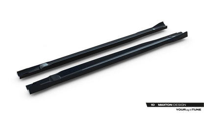 Seitenschweller Ansatz (Paar) passend für Mercedes-AMG CLE 53 Aero C236 schwarz Hochglanz