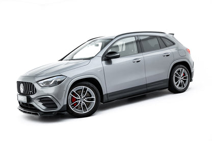 Seitenschweller Ansatz (Paar) passend für Mercedes-AMG GLA 35 H247 FL schwarz Hochglanz