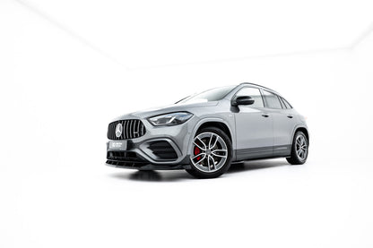 Seitenschweller Ansatz (Paar) passend für Mercedes-AMG GLA 35 H247 FL schwarz Hochglanz